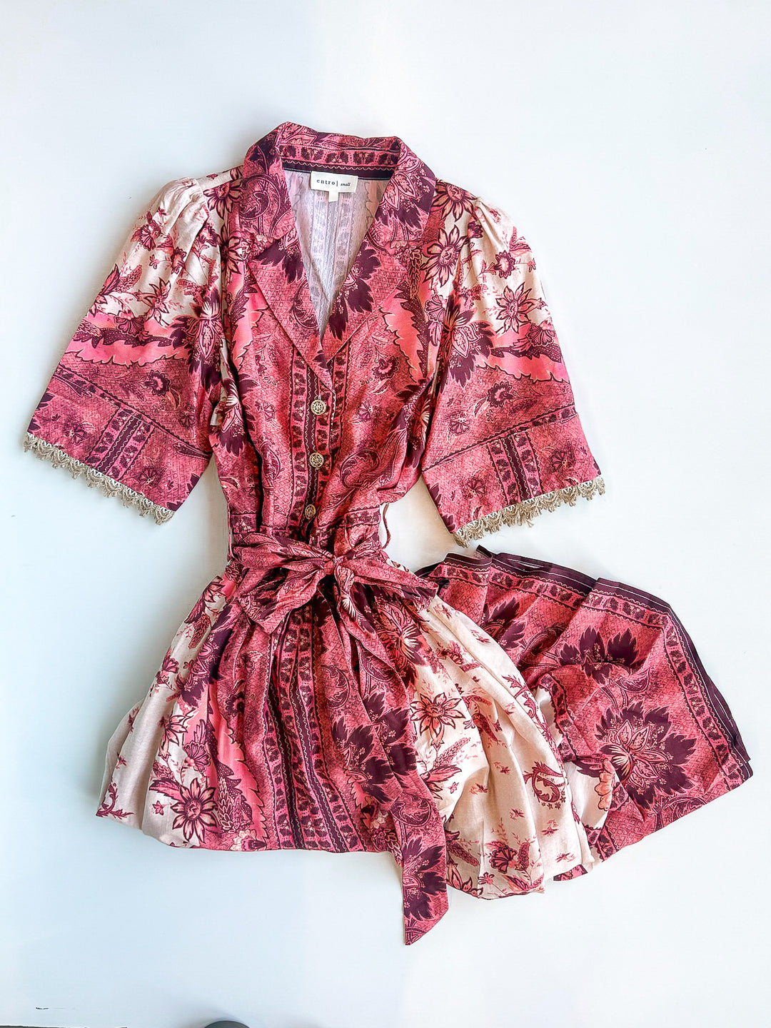 Sienna Garden Scalloped Sleeve Dress
