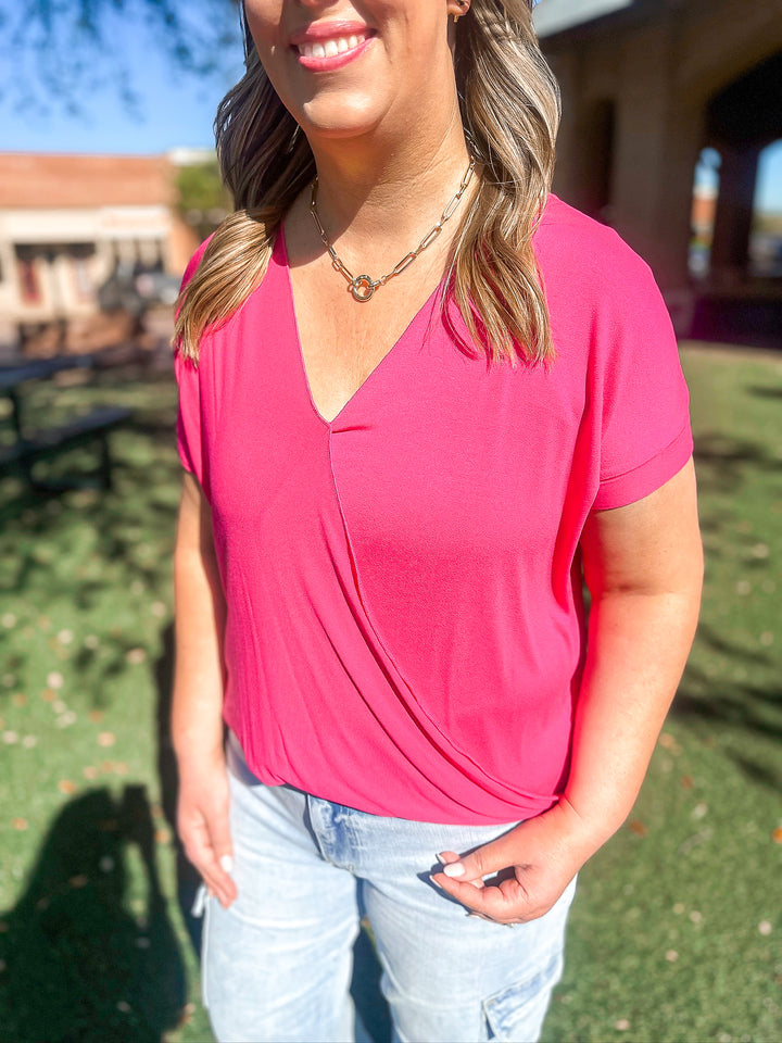 Cheryl Surplice Top
