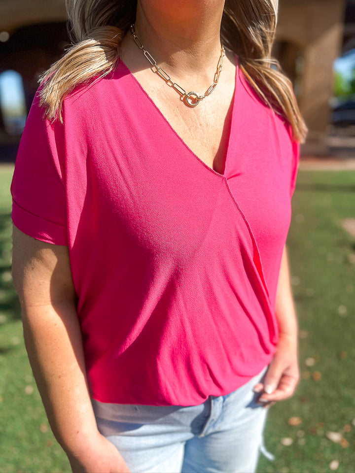Cheryl Surplice Top
