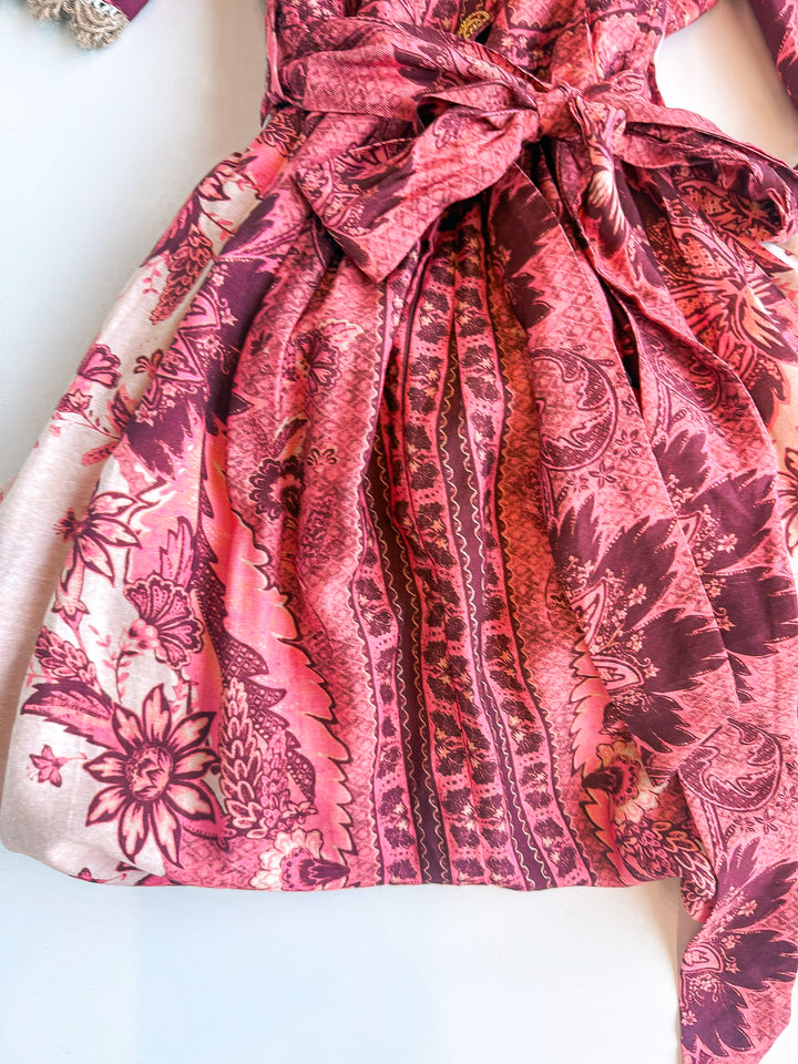 Sienna Garden Scalloped Sleeve Dress