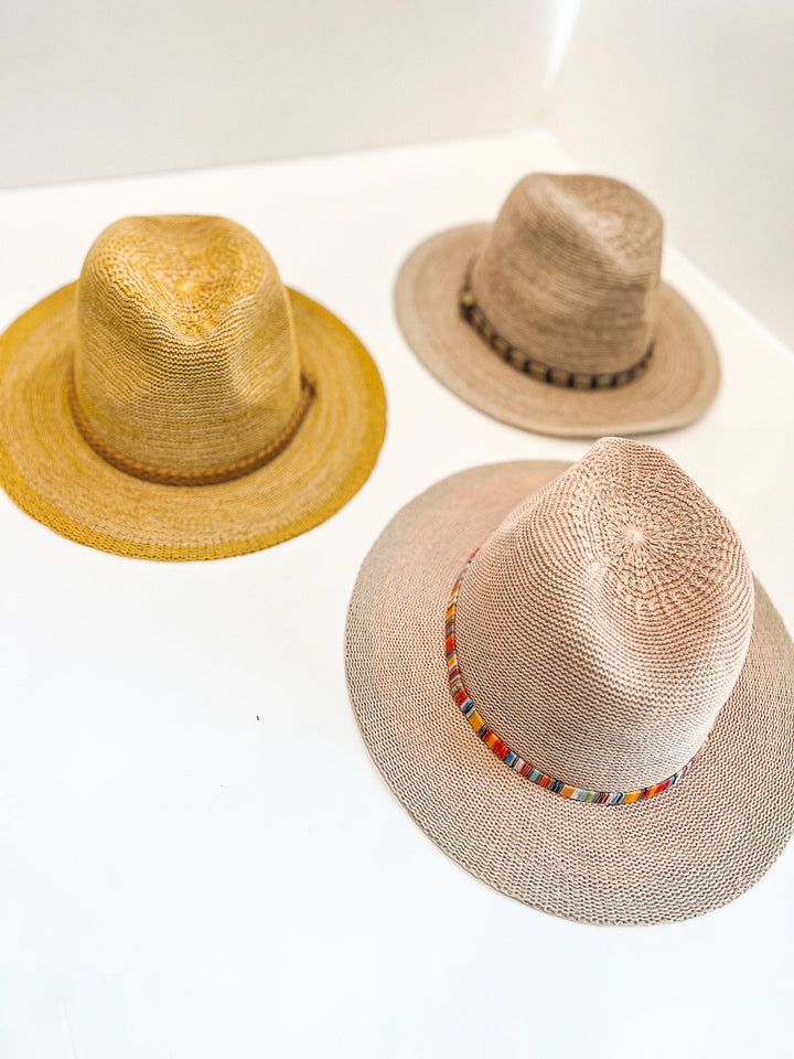 Natalie Hat with Neutral Braid
