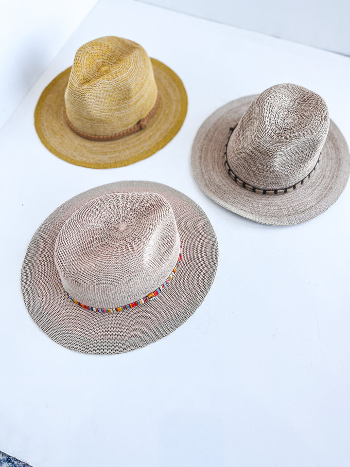 Natalie Hat with Neutral Braid