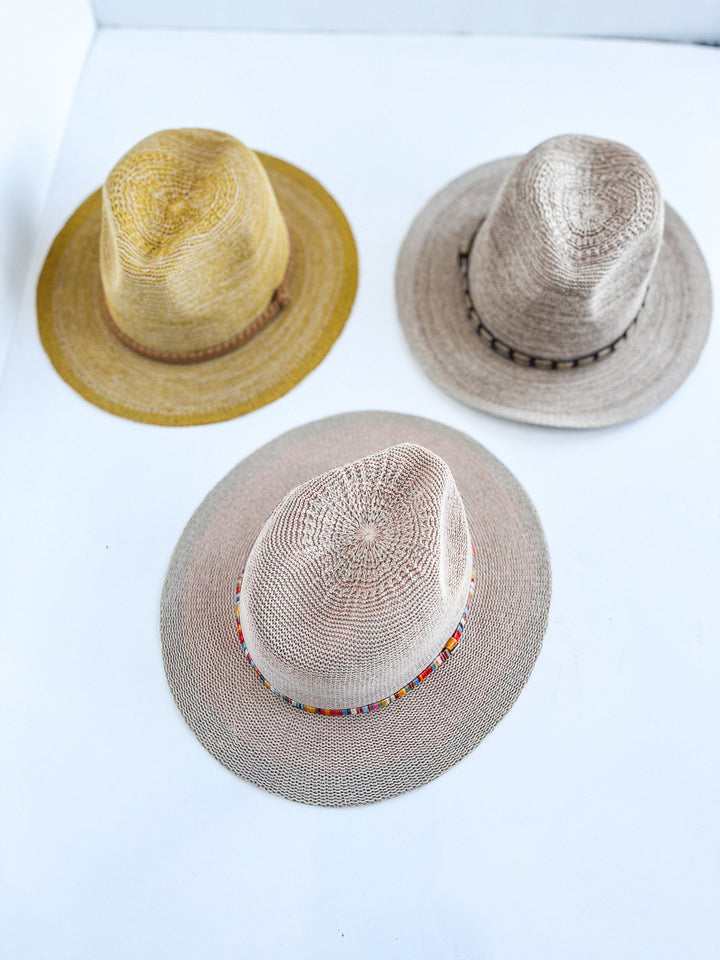 Natalie Hat with Neutral Braid