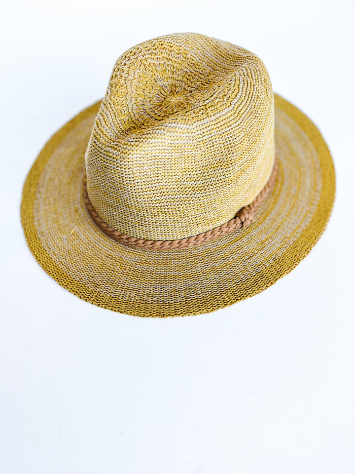 Natalie Hat with Neutral Braid