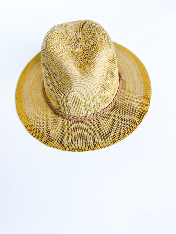 Natalie Hat with Neutral Braid