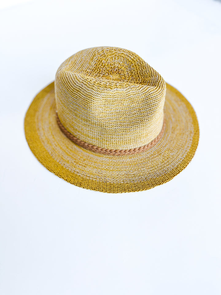 Natalie Hat with Neutral Braid
