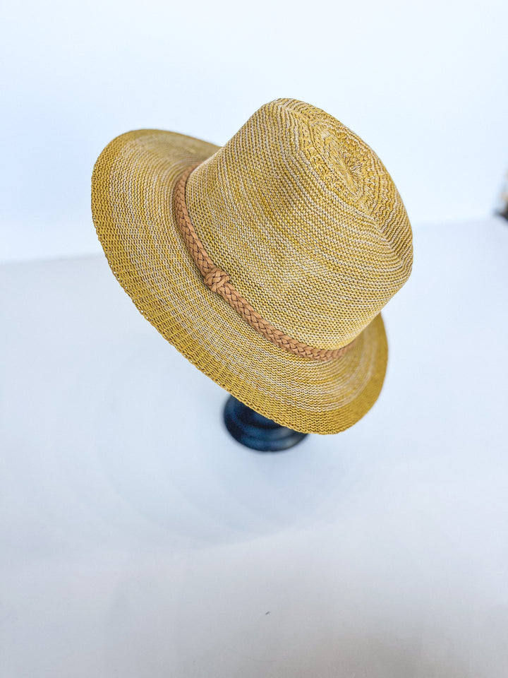 Natalie Hat with Neutral Braid