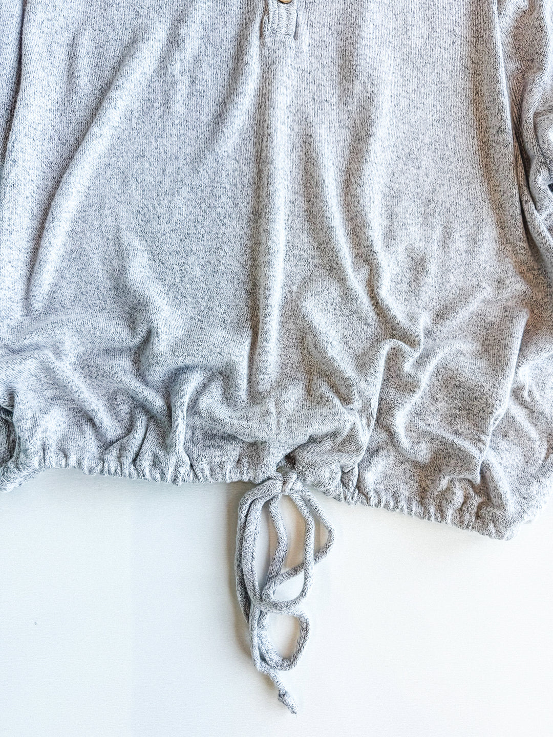 Basic Babe Short Sleeve Hacci Hoodie