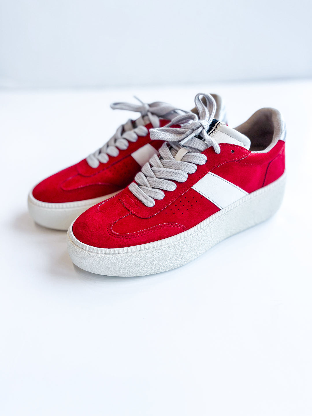 Shushop Stacey Red Suede