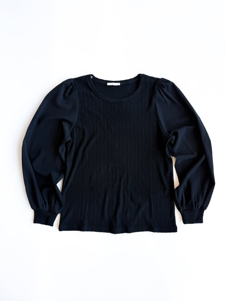 Whisper Sleeve Knit Top