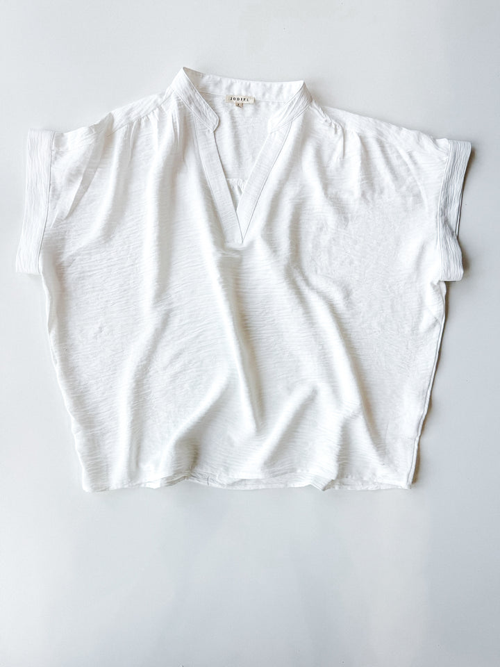 Signature V Neck Blouse