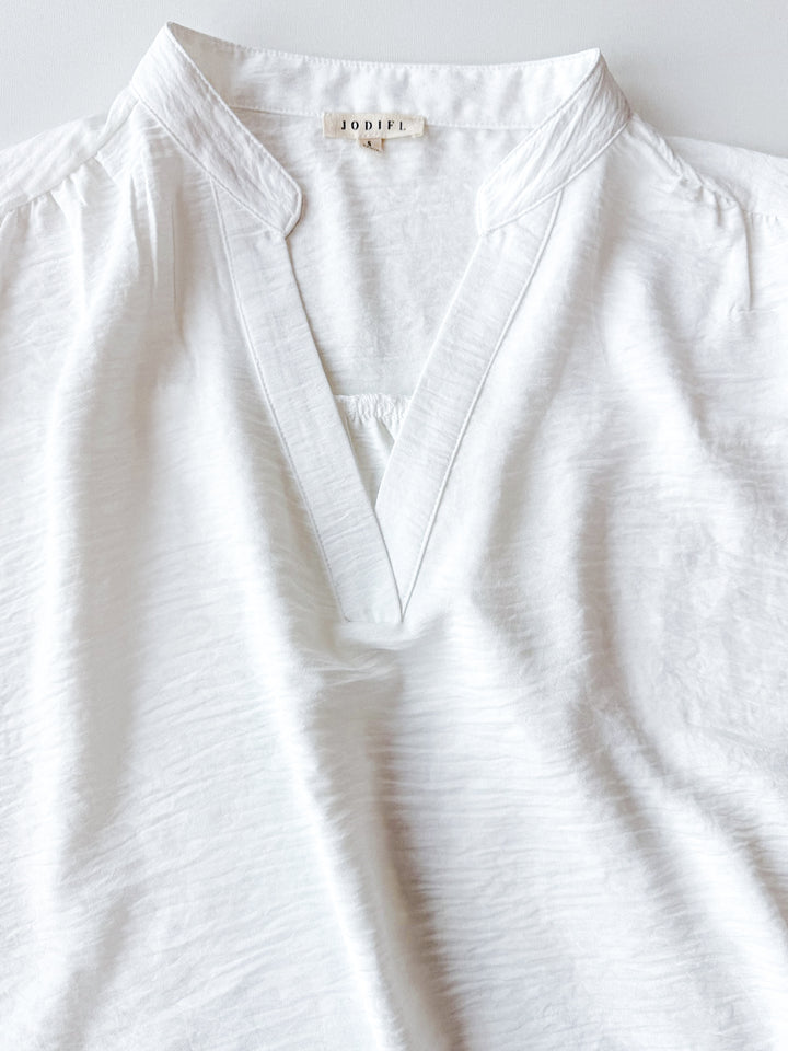 Signature V Neck Blouse