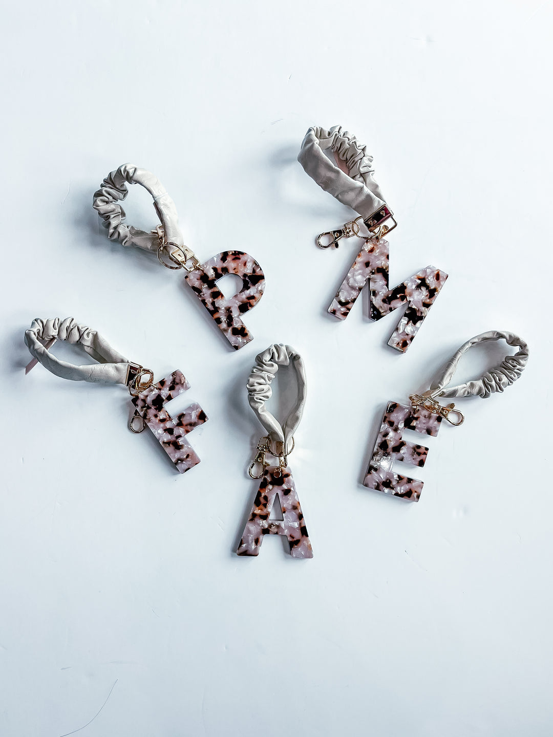 Jordan Tort Initial Keychain 