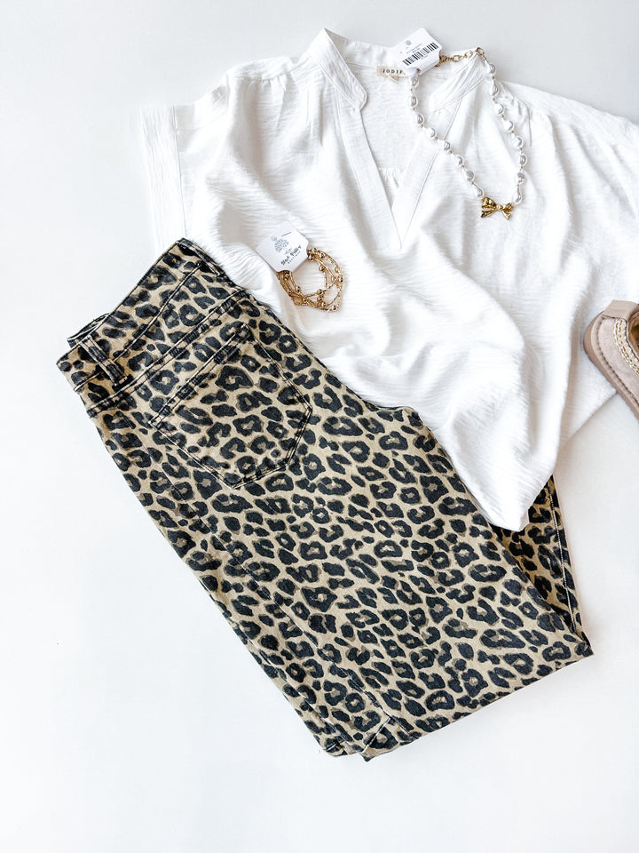Signature V Neck Blouse