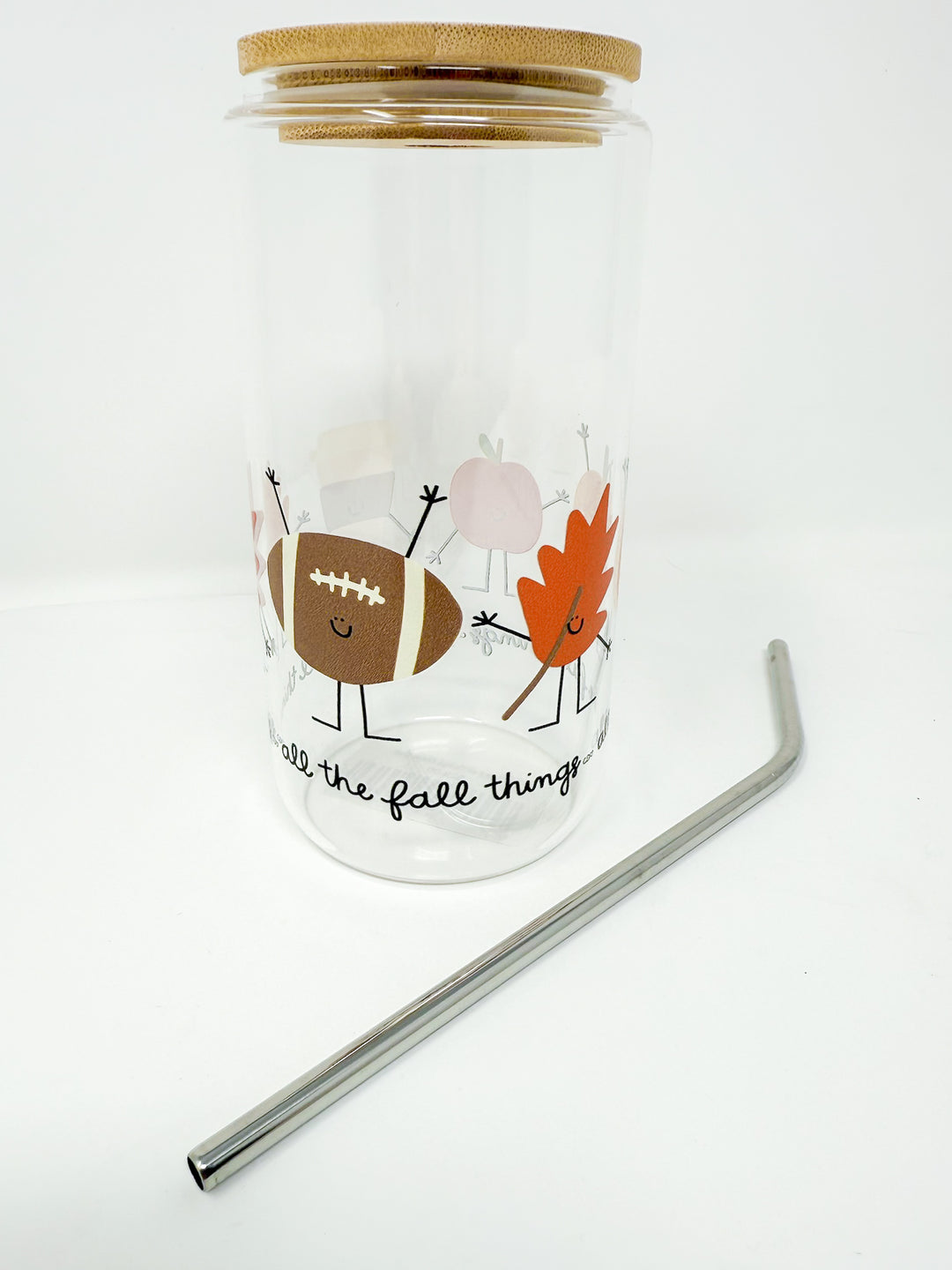 All the Fall Things Glass Cup