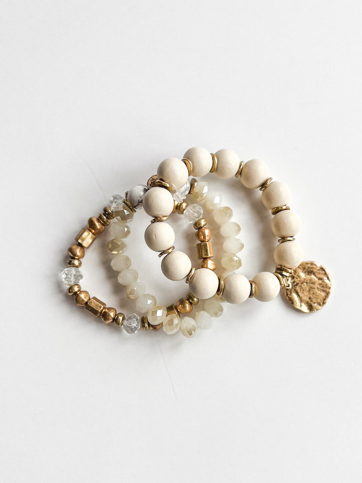 Wooden Bangle Stack