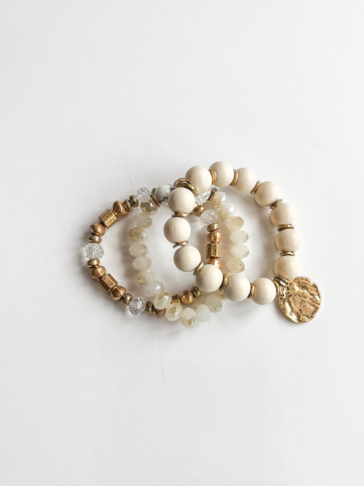 Wooden Bangle Stack