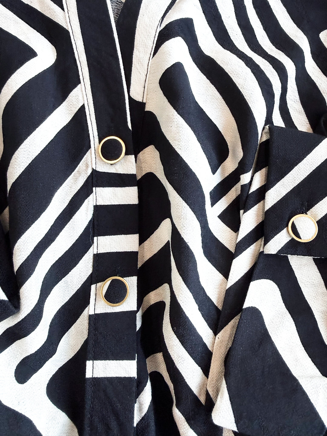 Gone Geo Button Front Maxi