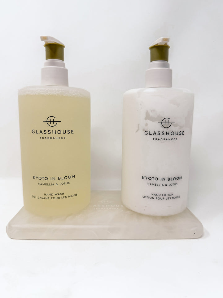 Glasshouse Hand Wash, Lotion & Tray set