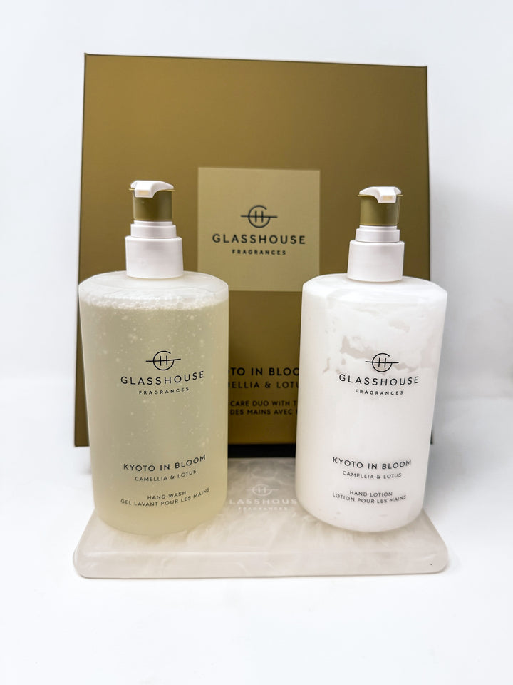 Glasshouse Hand Wash, Lotion & Tray set