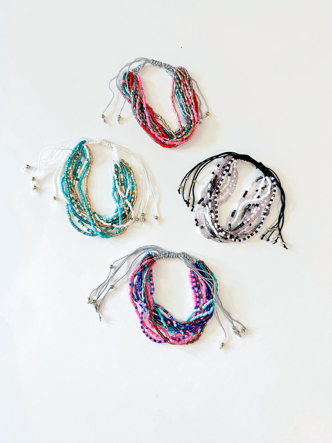SunPop Multi Strand Beaded Bracelet