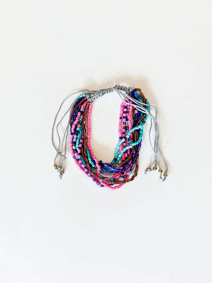 SunPop Multi Strand Beaded Bracelet