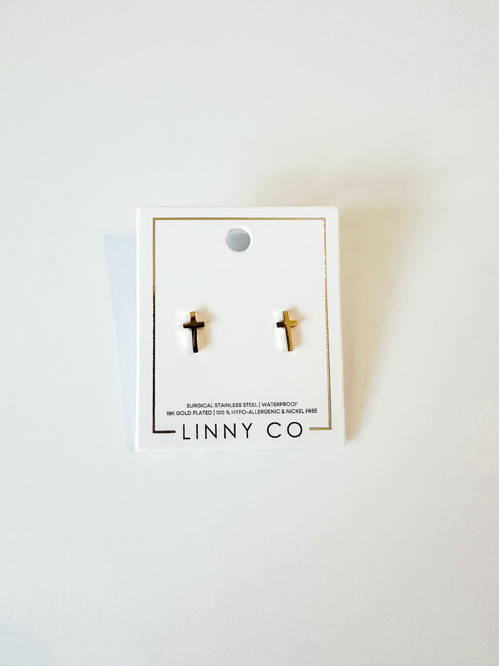 Catherine Screw-back Cross Stud