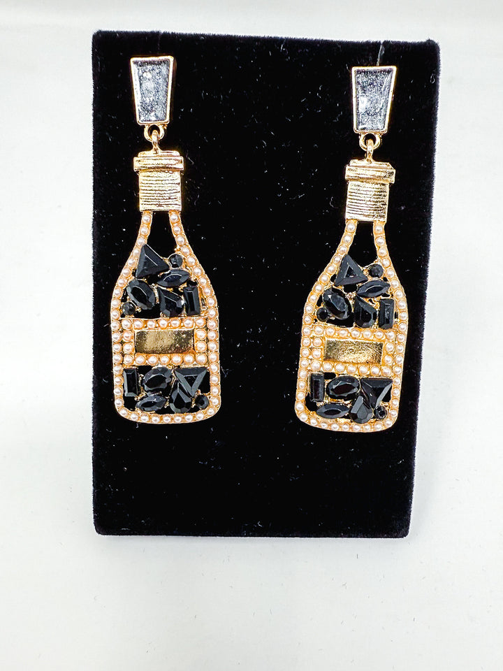 Champagne Bottle Earrings