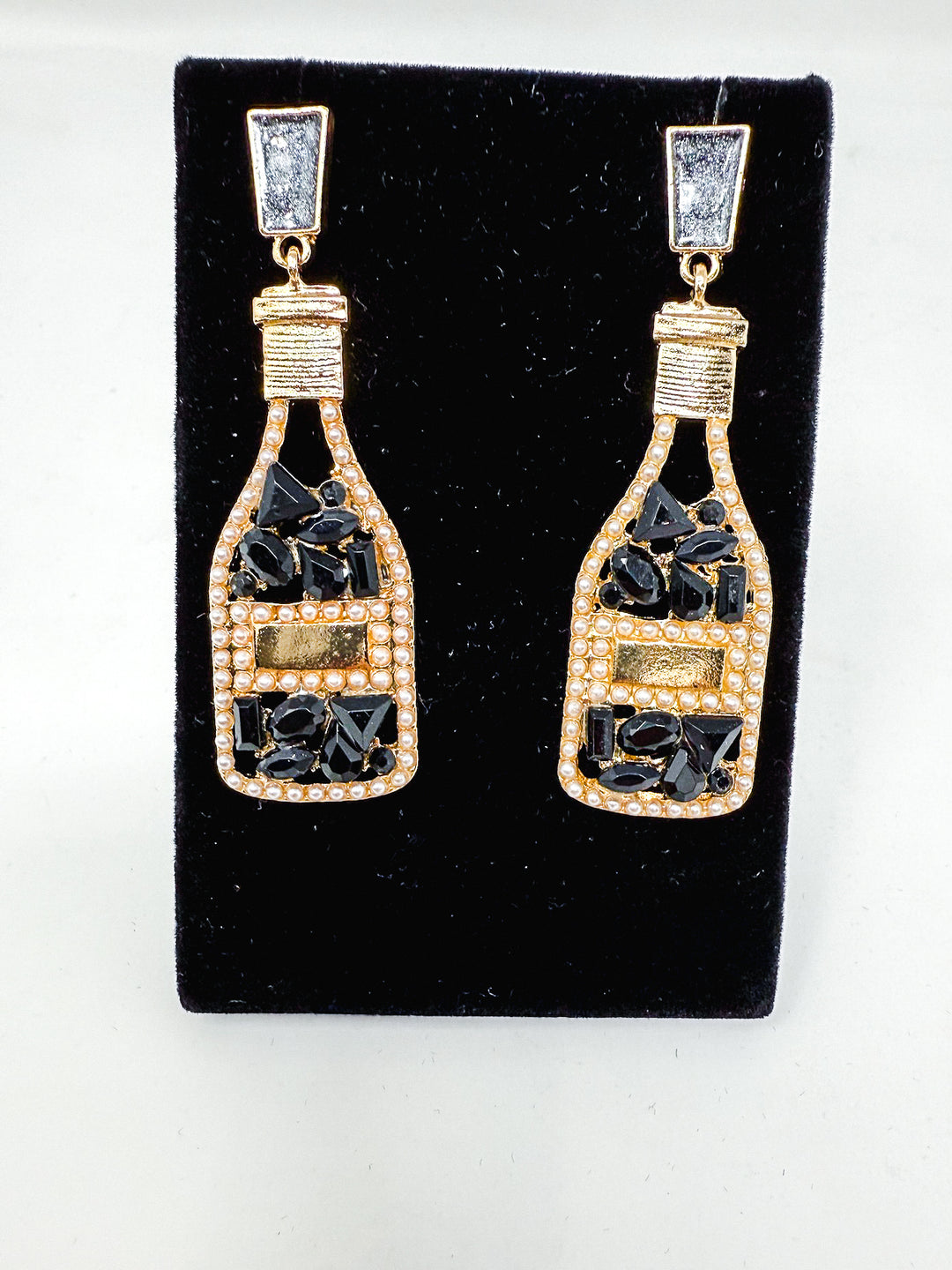 Champagne Bottle Earrings