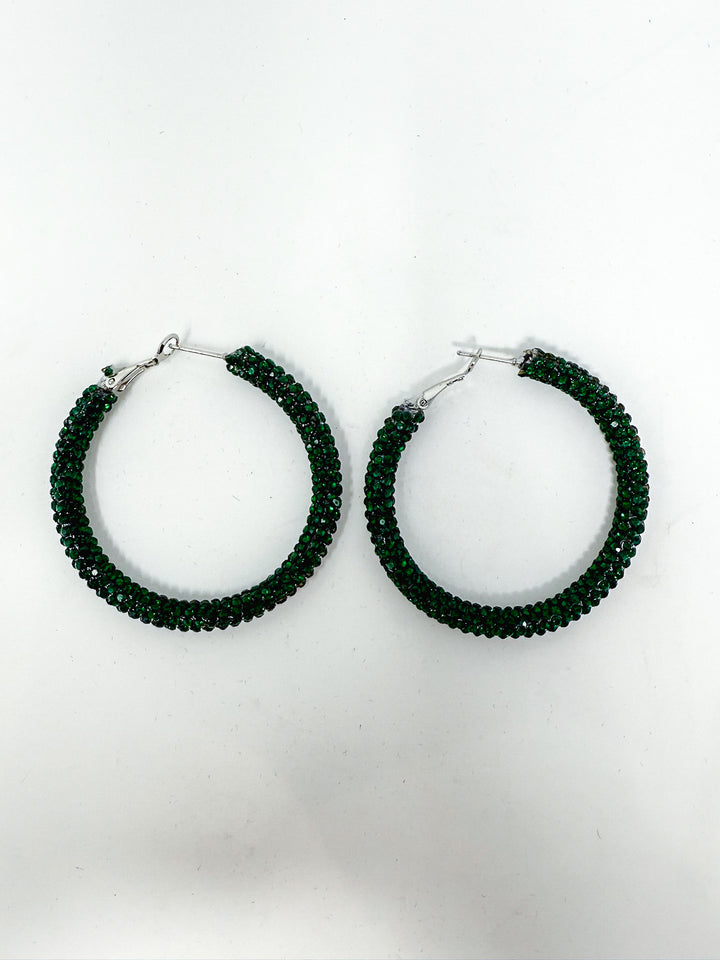 Oversized Glitter Hoops