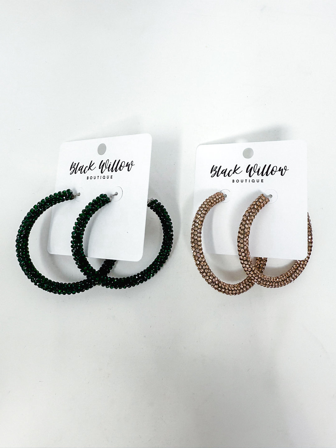 Oversized Glitter Hoops