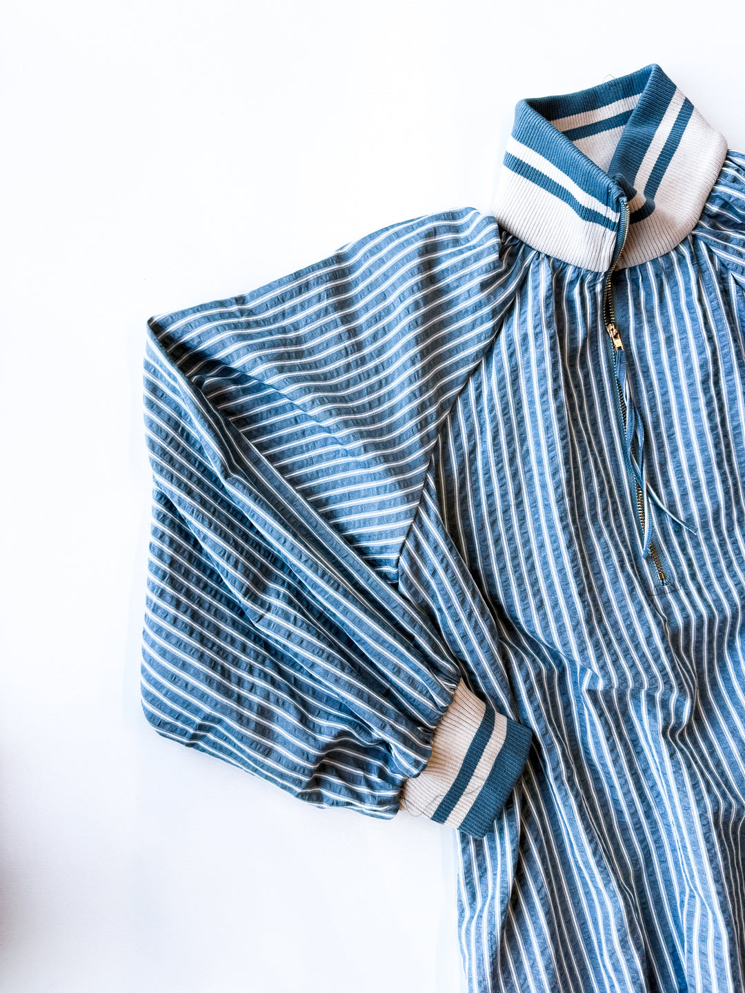 Sporty Stripes Drop Waist Dress