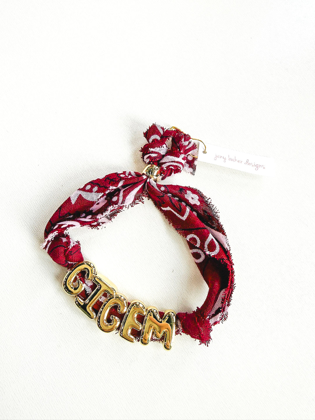 Gig Em Bandana Bracelet