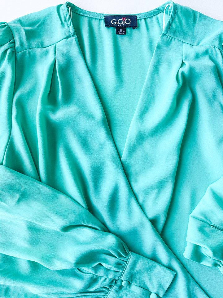 Make it Day or Night Surplice Blouse