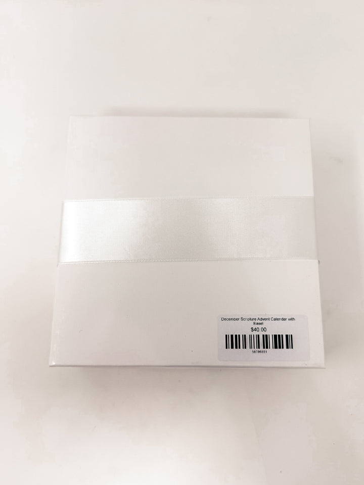 December Scripture Advent Calendar with Easel