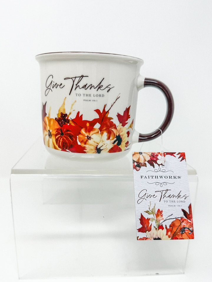 Heartfelt Give Thanks Mug