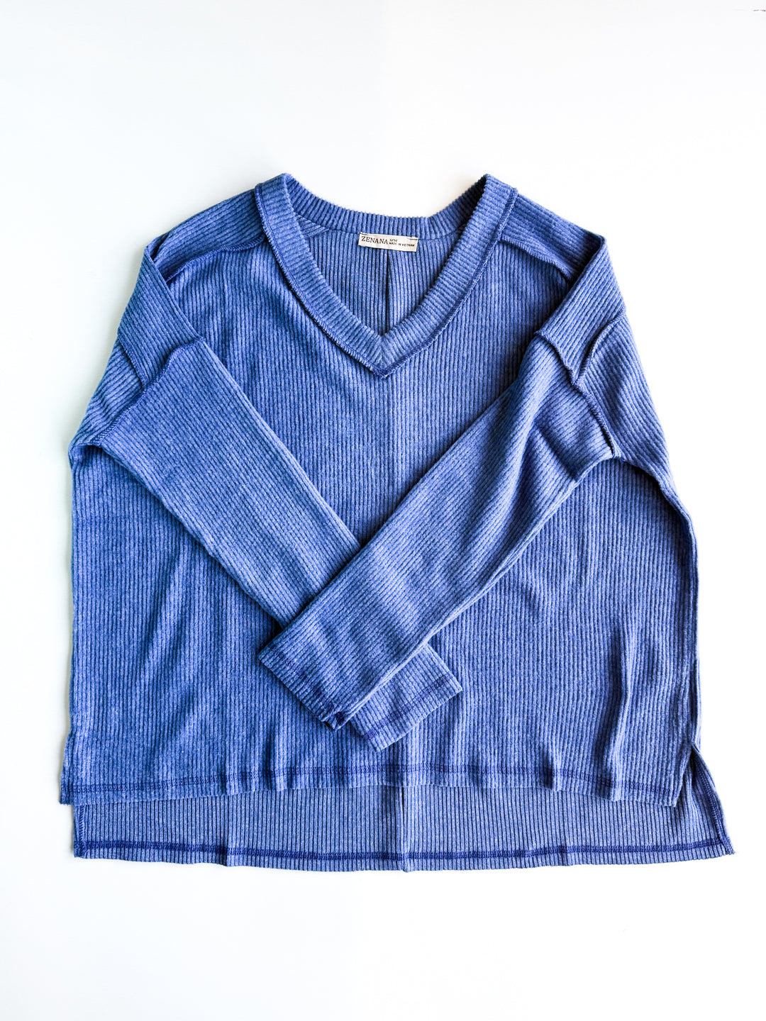 Everyday Ease V Neck Sweater