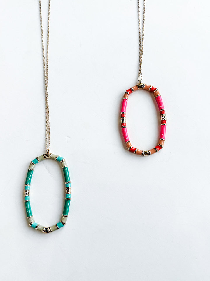 Good Vibes Multi Oval Necklace