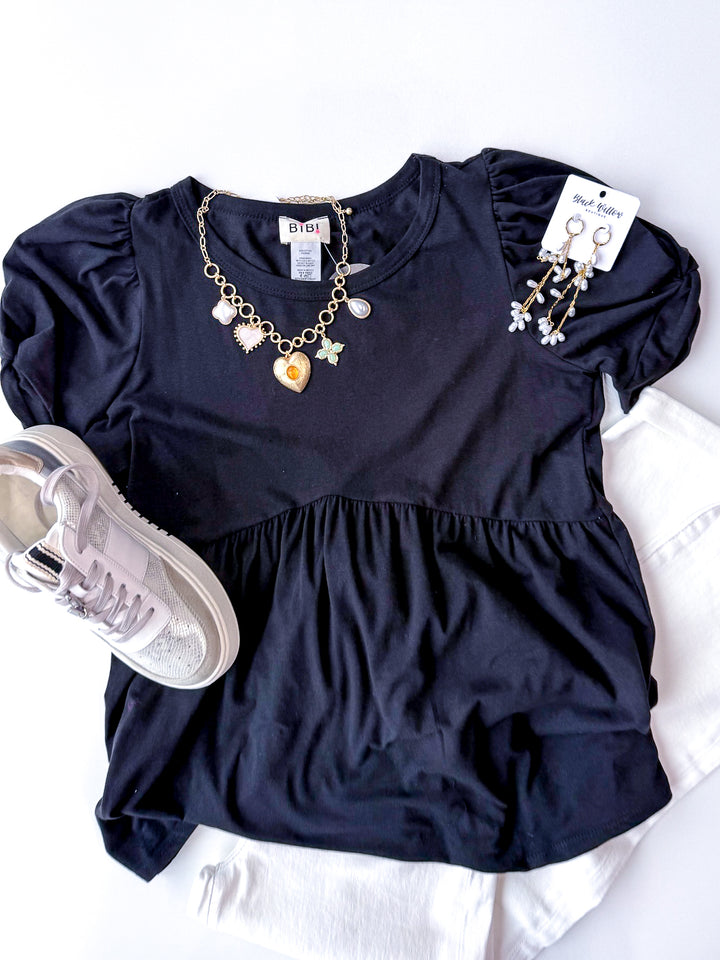 Weekend Ready Puff Sleeve Top