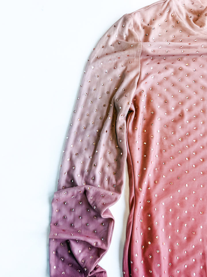 All Eyes On You Mock Neck
