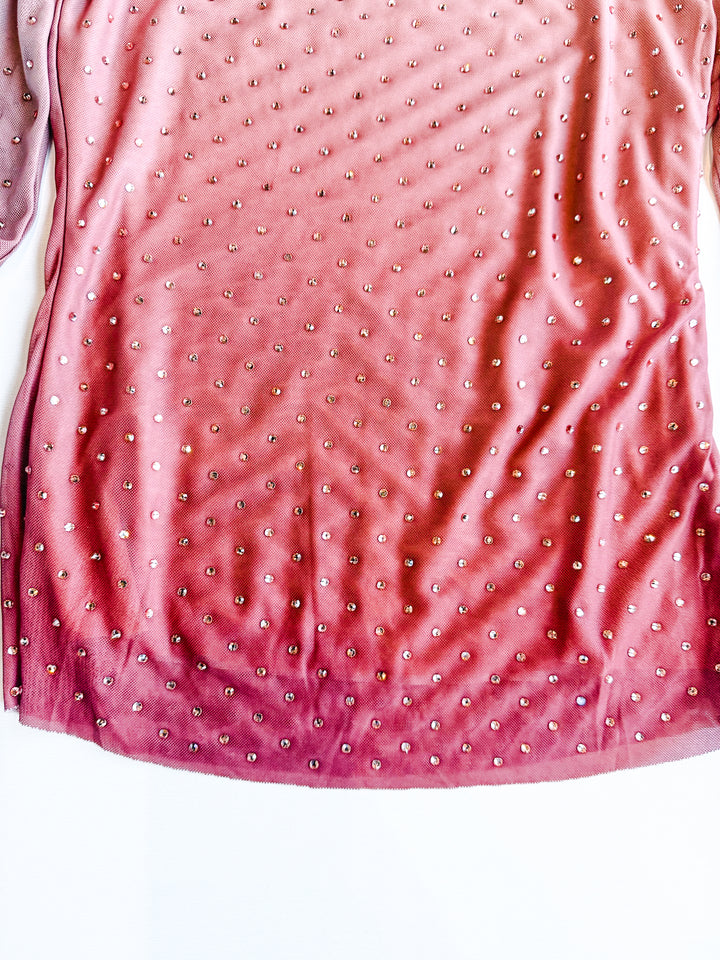 All Eyes On You Mock Neck