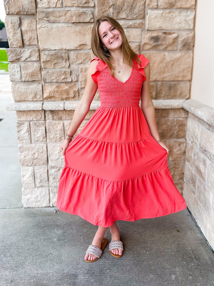 Felicity Flutter Crinkle Dress