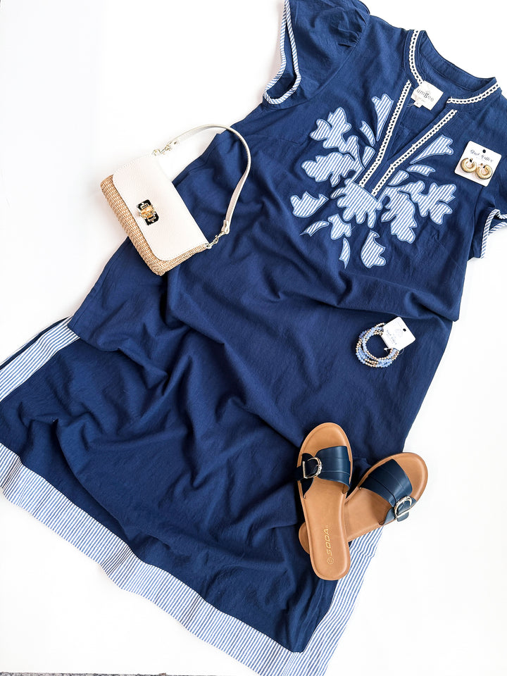 Coastal Charm Midi Dress
