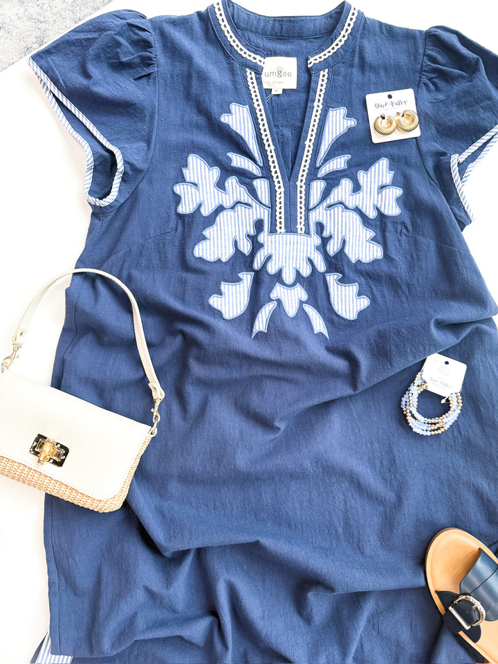 Coastal Charm Midi Dress