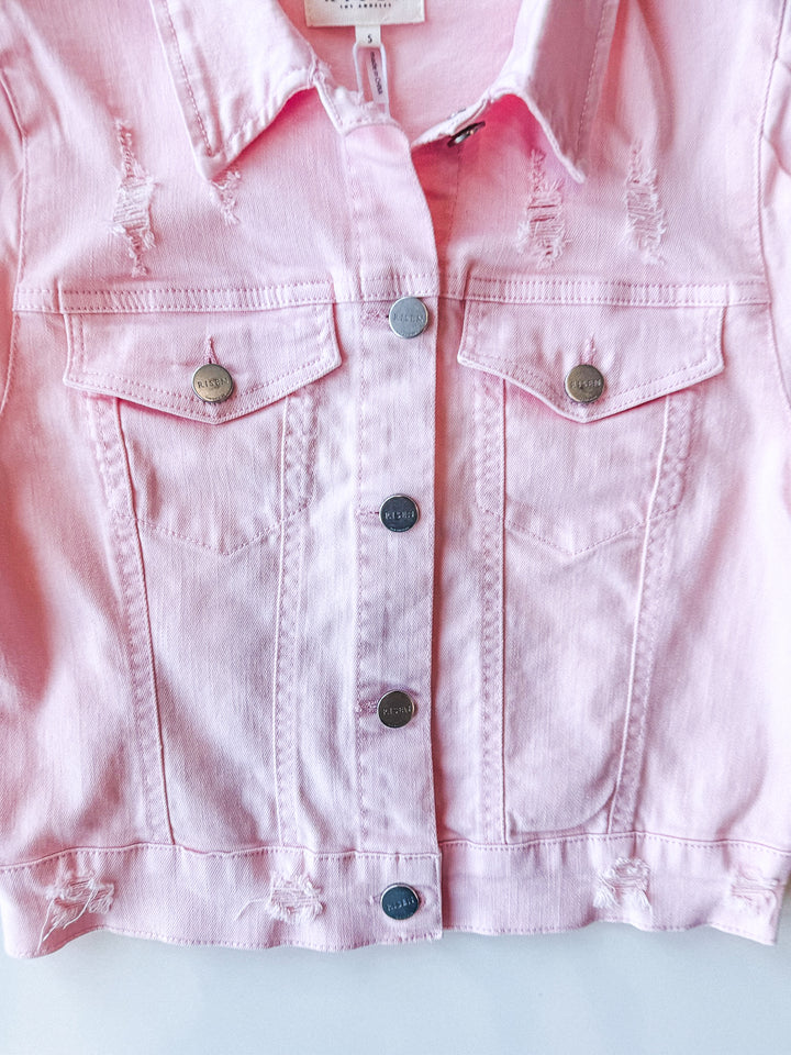 Pink Emma Crop Jacket