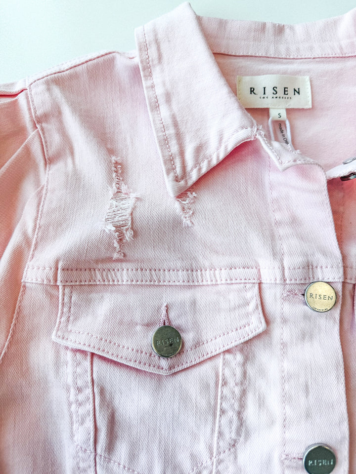 Pink Emma Crop Jacket