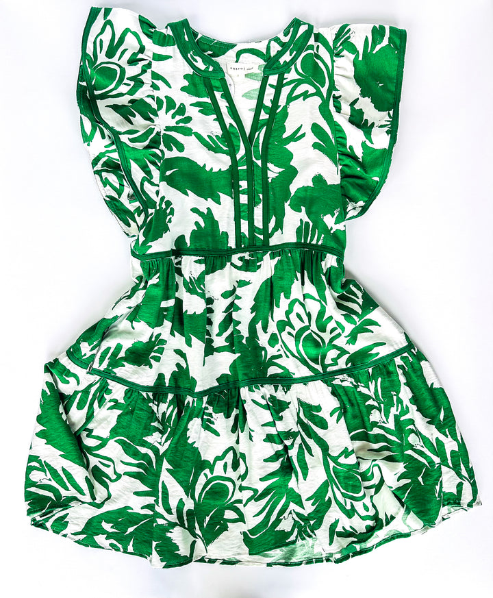 Garden Muse V Neck Dress