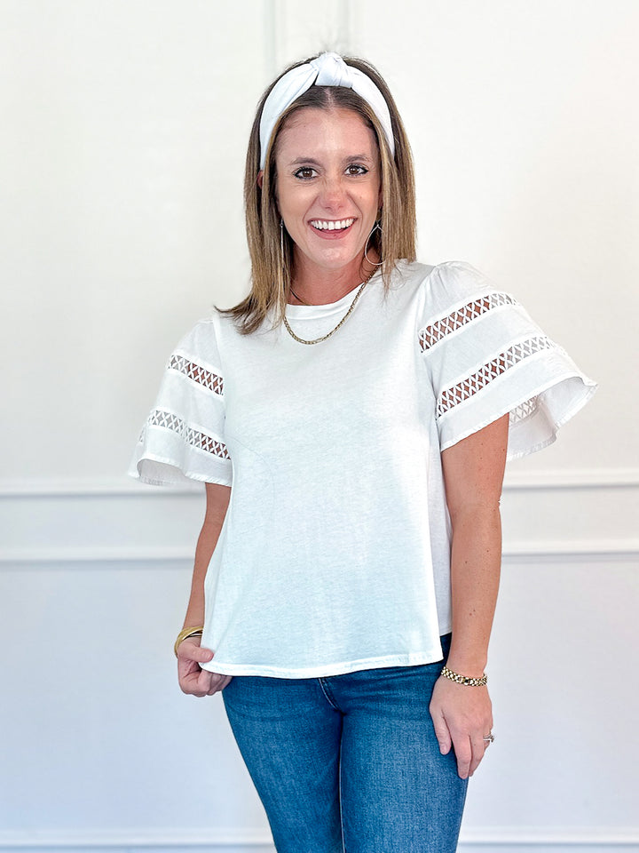 Brandy Braided Sleeve Top