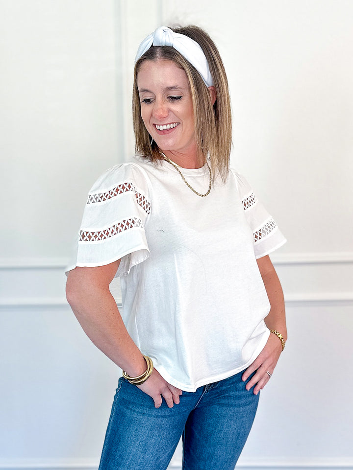 Brandy Braided Sleeve Top
