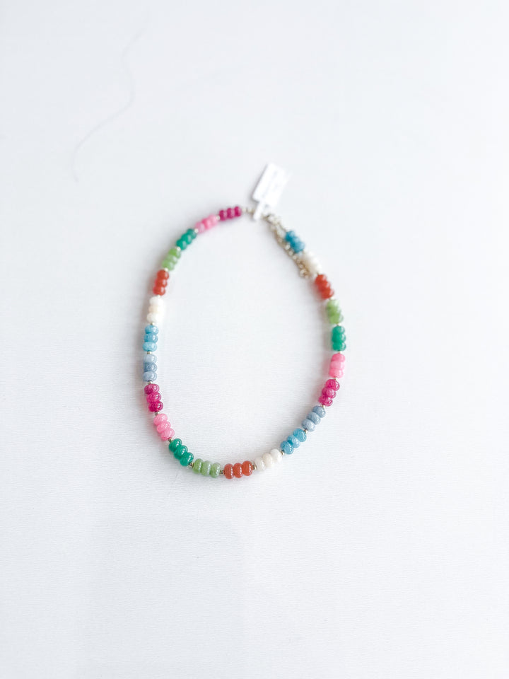 All the Cool Tones Stone Necklace